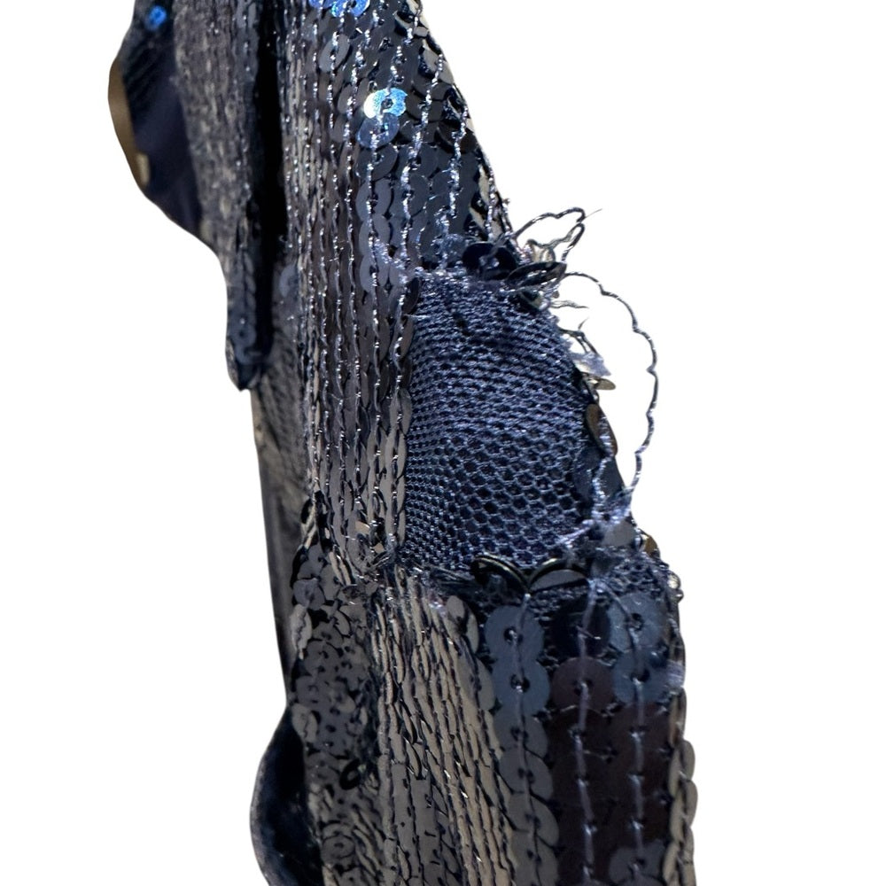 Free People Sophie Sequin Long-sleeve Shirt Dress Size XS