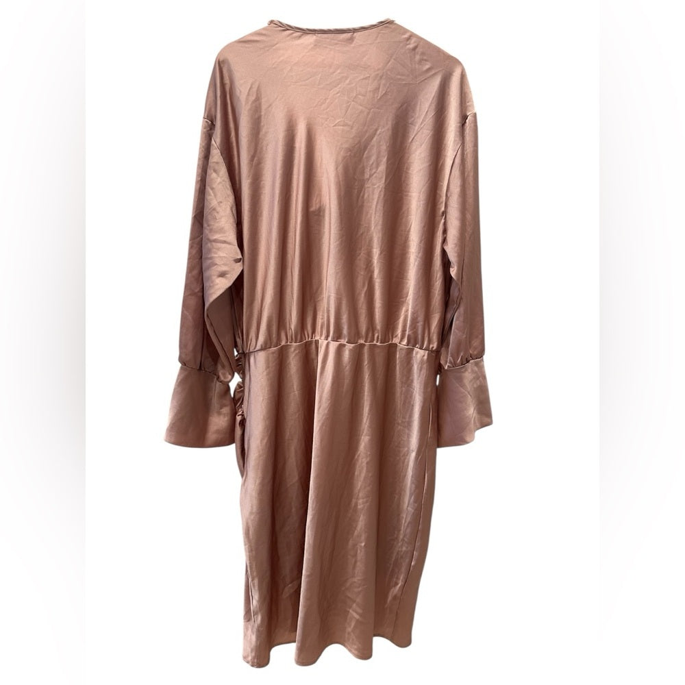 Renee C. Women's Mini Dress in Rose Gold Size 2XL