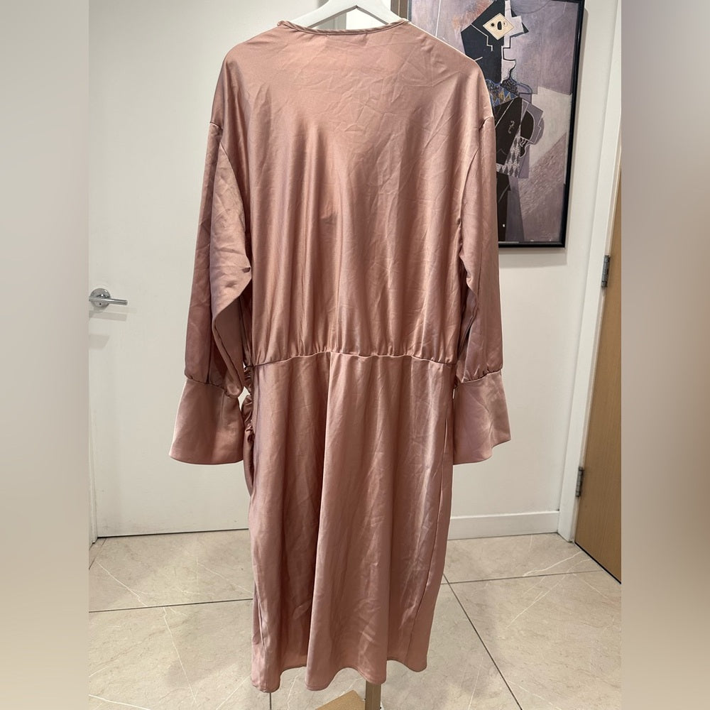 Renee C. Women's Mini Dress in Rose Gold Size 2XL